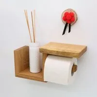 Woodkopf Woodkopf Toilettenpapierhalter LOTHAR aus Holz – Produktbild 1 von 1