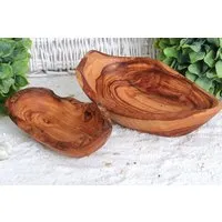 Olivenholz erleben Olivenholz erleben Schale RUSTIKAL oval aus Olivenholz – Produktbild 1 von 1