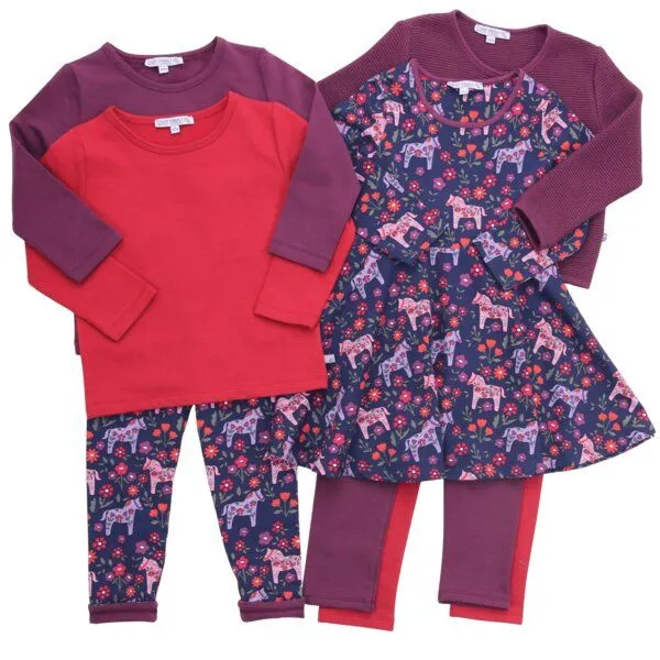Enfant Terrible Enfant Terrible Wendeleggings mit Pferdedruck, Midnight, – Produktbild 3 von 3