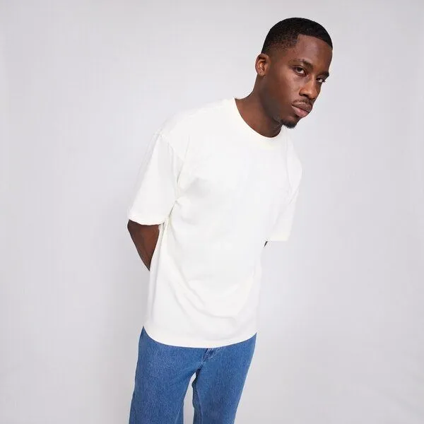 Mazine Mazine Heavy Basic T-Shirt, Weiss, – Produktbild 4 von 4