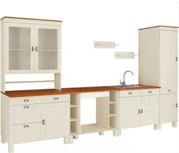 Home affaire Küchenzeile Oslo, Breite 350 cm, in 2 Tiefen, ohne E-Geräte – Produktbild 1 von 1