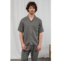 TWOTHIRDS TWOTHIRDS Herren vegan Hemd Bredenfelde Gunmetal Grau – Produktbild 1 von 1