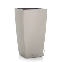 Lechuza® Lechuza® 'Cubico Color 22', sandbraun, ca. 22 x 22 x H 41 cm – Produktbild 1 von 1