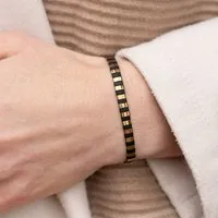 juni juni Armband Vivienne - handgemacht in Deutschland - mit verstellbarer Schiebeperle aus recyceltem Gold – Produktbild 1 von 1