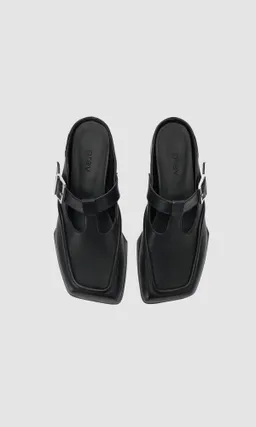 Prev Prev Damen vegan Mules Lou Schwarz – Produktbild 1 von 1