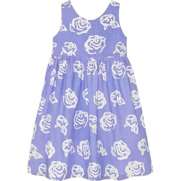 Global Mamas Global Mamas Bio Sonnenkleid - Roses - Violett – Produktbild 1 von 2