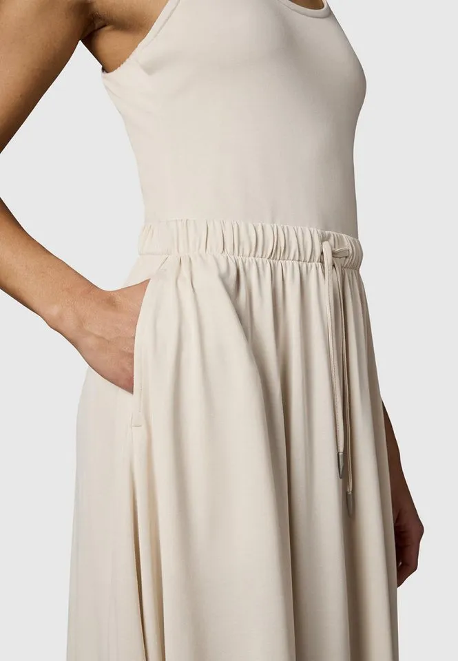 ragwear ragwear Shirtkleid Mauglia YOUMODO Sommerkleid mit Trägern und Taillenzugband, Weiß, – Produktbild 4 von 5