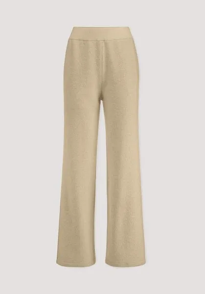 hessnatur hessnatur Strickhose Relaxed aus reiner Bio-Merinowolle, Goldsand, – Produktbild 3 von 3