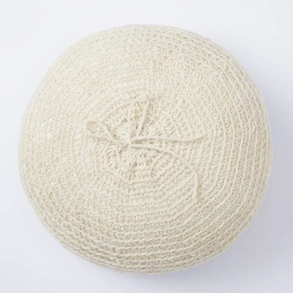 By Native By Native Kissen Salta Large, 100% Schurwolle, mulesingfrei, Naturweiß & Schwarz – Produktbild 4 von 4
