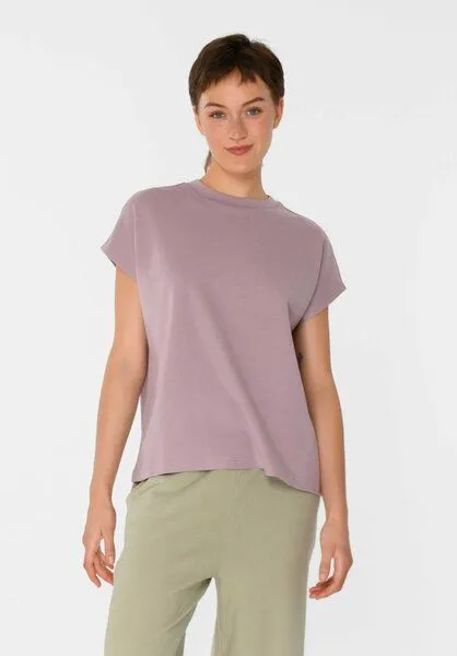 THOKKTHOKK ThokkThokk TT75 Boxy T-Shirt (GOTS, vegan), Dark mauve (lila), – Produktbild 1 von 4