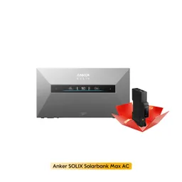 Anker Anker SOLIX Solarbank Max AC Speicher, AC-Coupled, 7-42kWh, by Powerness - 7kWh / Pre-Sale Special: Gratis Smart Meter Gen 2 / Standardversand – Produktbild 1 von 1