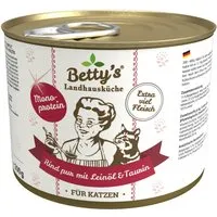 Betty's Landhausküche Betty's Landhausküche Rind pur mit Leinöl 6x200 g – Produktbild 1 von 1