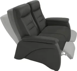 exxpo - sofa fashion 2-Sitzer Ascoli, Kinosofa mit hohem Sitzkomfort, bequeme Armlehnen, hoher Rücken, inkl. Relaxfunktion – Produktbild 1 von 1