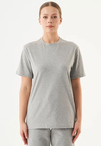 ORGANICATION ORGANICATION ESSENTIALS-TILLO-Unisex Basic T-Shirt aus Bio-Baumwolle, Grey melange, – Produktbild 1 von 3