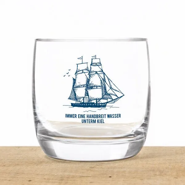 Bow & Hummingbird Bow & Hummingbird Kristallglas "Wasser unterm Kiel" – Produktbild 1 von 3
