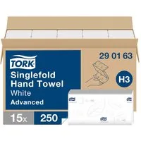 Tork Tork Zickzack-Papierhandtücher Singlefold "Advanced H3" 15 x 250 Blatt, 2-lagig – Produktbild 1 von 1