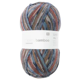 Rico Design Rico Design Superba Bamboo superwash Braun-Blau Mix – Produktbild 1 von 1