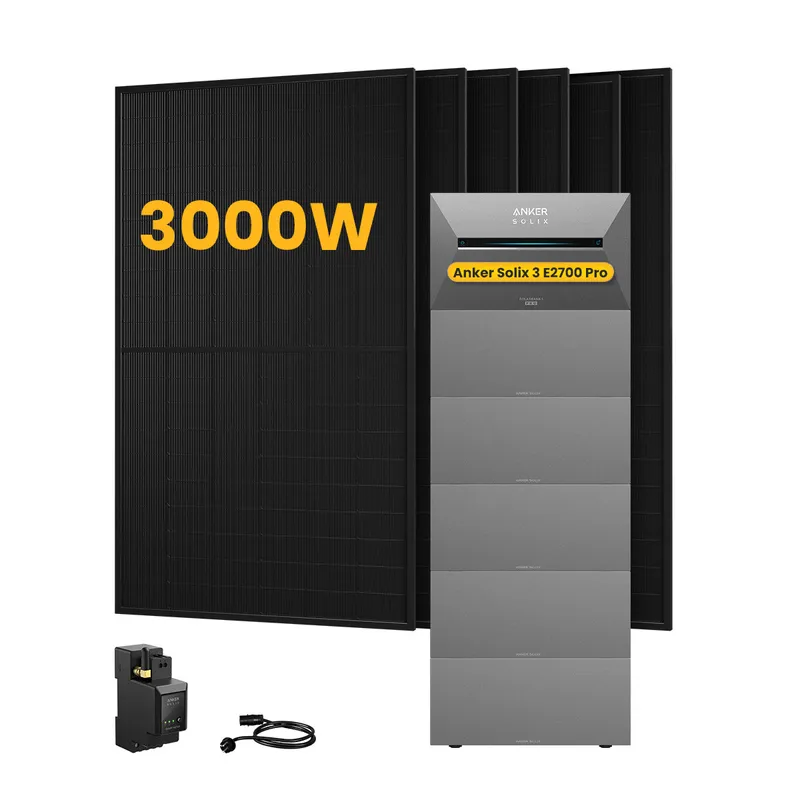 Anker Anker SOLIX Solarbank 3 E2700 Pro, mit 6 x 500 Bifaziale Solarmodule, by Powerness - 16kWh / 1 x Smart Meter / Standardversand – Produktbild 1 von 1