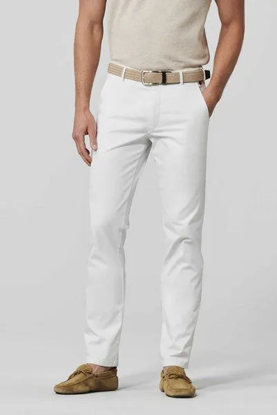 Meyer MEYER Soft Cotton Chino, Weiß (weiß), – Produktbild 1 von 4