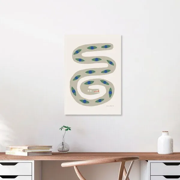 Photocircle Photocircle Wandbild / Poster / Leinwand - Snake print – Produktbild 1 von 4