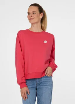 ragwear ragwear Sweatshirt WUSS PATCH aus Baumwollmischung, normale Passform, Langarm, ohne Verschluss – Produktbild 1 von 1