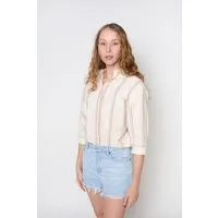 Zerum Zerum Bluse Cleo, Multi stripe (beige), – Produktbild 1 von 1