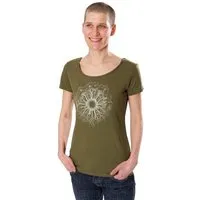 Life Tree Life-Tree Bambus Shirt Fairwear für Damen "WoodenIris" in Moss Green – Produktbild 1 von 1