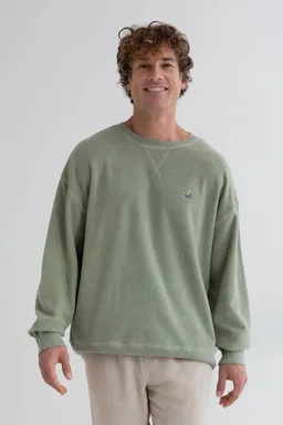 TWOTHIRDS TWOTHIRDS Herren vegan Sweatshirt Kilda Hellgrün – Produktbild 1 von 1