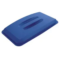 Durable DURABLE Mülleimer 'Durabin 60' 60 l, mit blauem Deckel – Produktbild 3 von 3