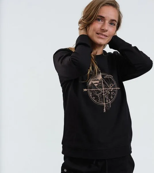 Gary Mash GARY MASH Sweatshirt Anoka Alfresco aus Biobaumwolle, Schwarz, – Produktbild 1 von 4