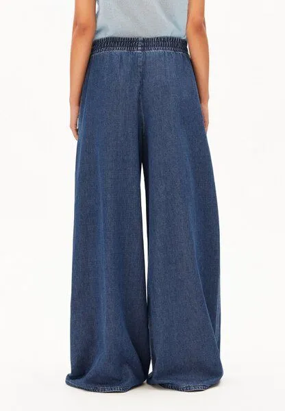 ARMEDANGELS ARMEDANGELS KELAANI DENIM Damen Stoffhose aus Bio-Baumwoll-Mix, Blue, – Produktbild 2 von 4