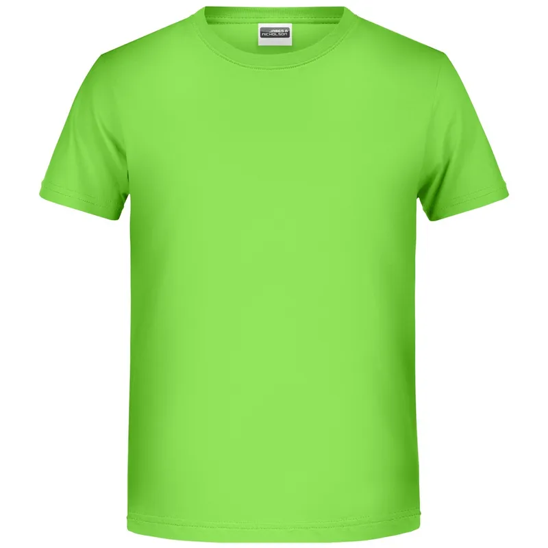 James & Nicholson James & Nicholson T-Shirt für Jungen in klassischer Form 8008B Gr. XL-146/152 lime-green – Produktbild 1 von 1