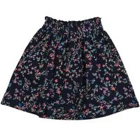 Cotokids Cotokids Kinder Rock – Dunkelblau mit buntem Blumenmuster, elastischer Bund, leicht & bequem, vielseitig kombinierbar | Walkiddy – Produktbild 1 von 1
