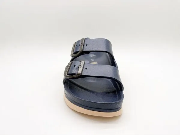 thies Vegane Ecofoam Double Sandale von thies ® aus recyceltem EVA, Midnight, – Produktbild 4 von 4