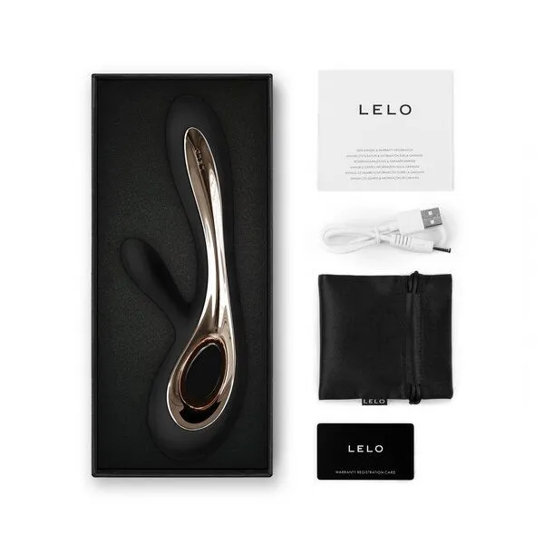 LELO G-Punkt- und Klitorisvibrator (Rabbit-Vibrator) - LELO SORAYA 2, Schwarz, – Produktbild 3 von 3