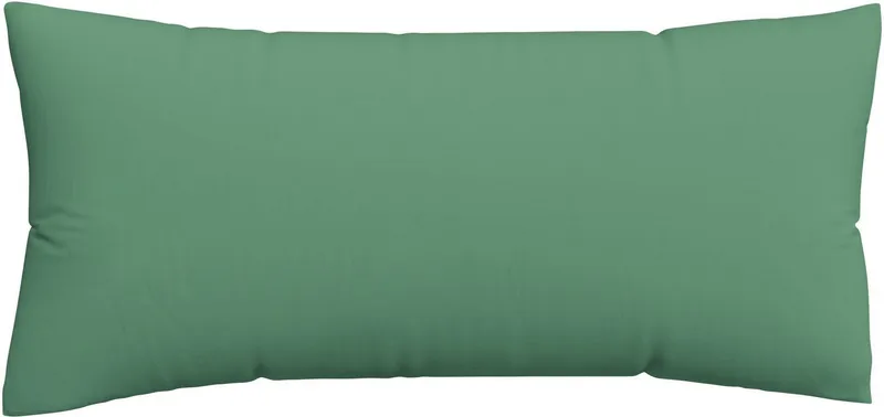 Schlafgut Schlafgut Kissenbezug Premium Kissenbezug Knitted Jersey (1 St), (1 Stück), Ton-in-Ton Reißverschluss, Bio-Baumwolle mit Elasthan, Uni, OEKO Tex, Grün, – Produktbild 2 von 5