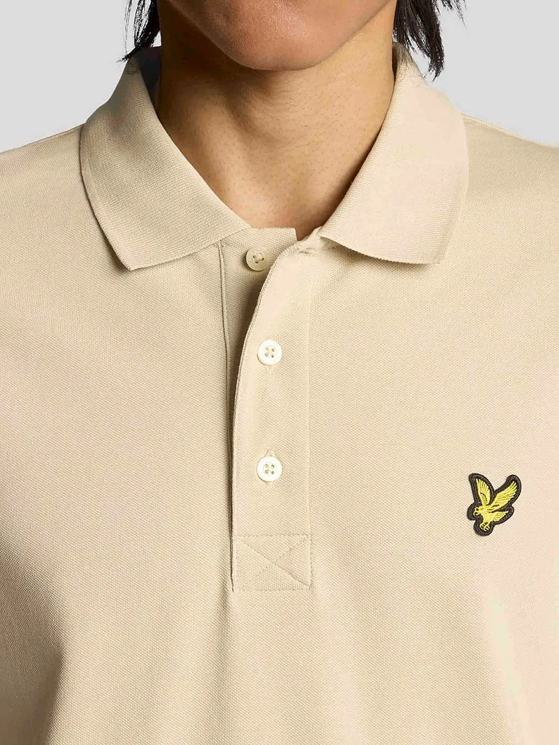 Lyle and Scott Lyle & Scott Polo Plain Grey Taupe - Größe XL, Beige, – Produktbild 3 von 5