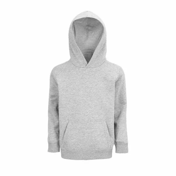 Sol's Sol's Kids´ Kapuzenpullover Sol´s Stellar Sweatshirt mit Kapuze Hoodie bis 12 Jahre Hoody, Grey melange, – Produktbild 1 von 3