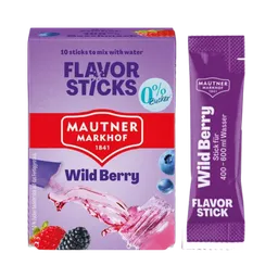 Mautner Flavor Sticks Wild Berry, 0 % Zucker, vegan, 10 Stk – Produktbild 1 von 1