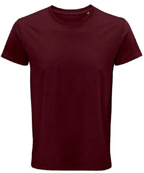 Sol's Sol's Herren T-Shirt Kurzarm Rundhals aus Bio - Baumwolle, Burgundy, – Produktbild 1 von 4