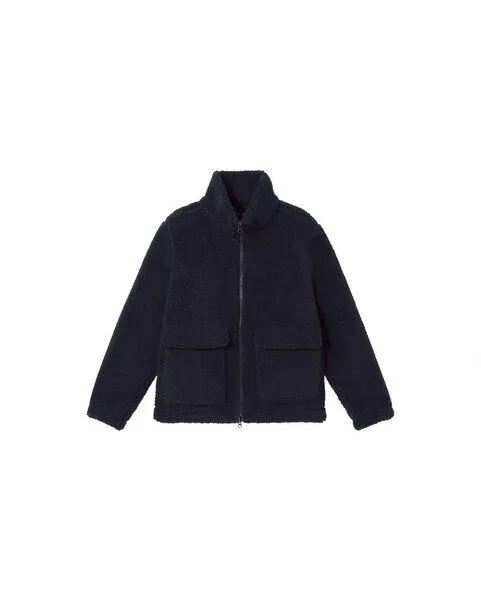 thinking mu thinking mu Jacke - Trash Sophie - aus recyceltem Polyester, Dunkelblau (grafito), – Produktbild 1 von 1