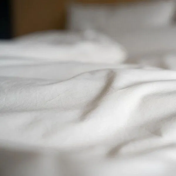 Kushel Towels Kushel Towels Bettwäsche SET aus Deckenbezug und Kissenbezug, Dream cream (weiss), – Produktbild 4 von 4