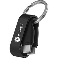 VONMÄHLEN VONMÄHLEN USB-C-Ladekabel 'ZWEINS C' inkl. 4-farbigem Aufdruck, schwarz – Produktbild 1 von 1