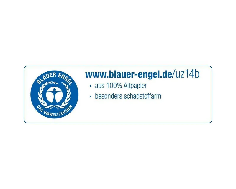 Falken Falken Hefter 10x Falken Schnellhefter 26001264 A4 Karton blau – Produktbild 4 von 4