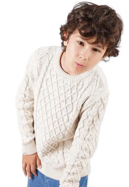 Band of Rascals Band of Rascals Cable Pullover, Beige, – Produktbild 1 von 3