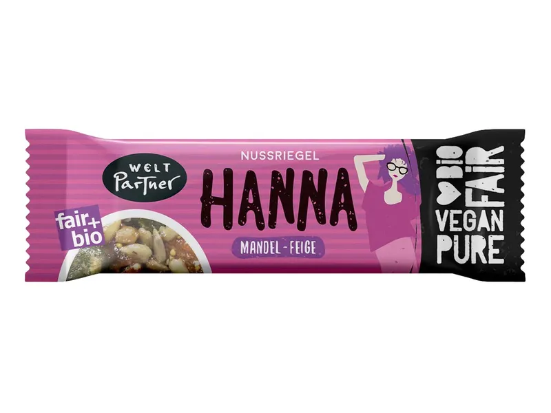 weltPartner WeltPartner Bio-Nussriegel "Hanna" 35 g – Produktbild 1 von 1