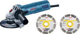 Bosch Professional Bosch Professional GWS 880 + 2 Diamantscheiben – Produktbild 1 von 1