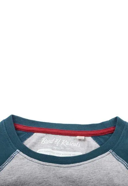 Band of Rascals Band of Rascals Panda Longsleeve Shirt, Dark-petrol, – Produktbild 4 von 4