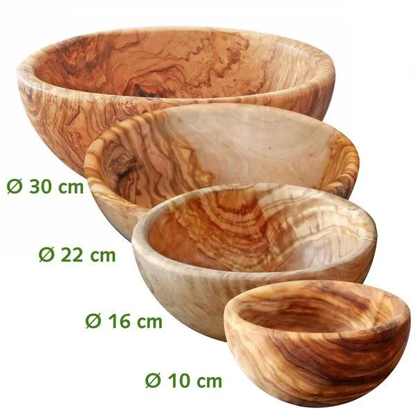 NATUREHOME NATUREHOME Schale Olivenholz ca. 10 bis 30 cm – Produktbild 2 von 4