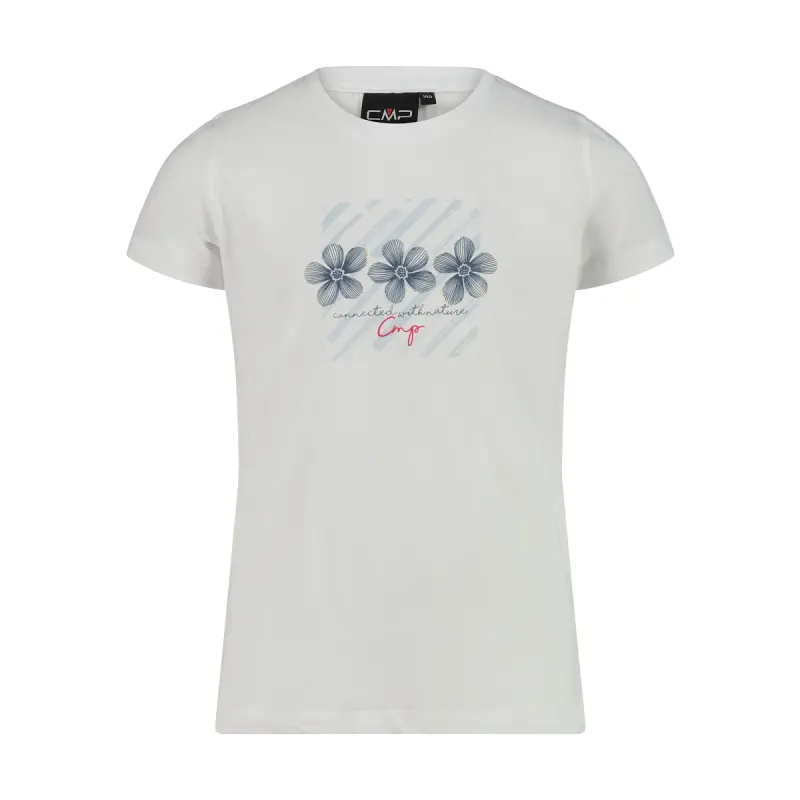 CMP Bio-Baumwoll-T-Shirt Mädchen CMP, Blanc, – Produktbild 1 von 1